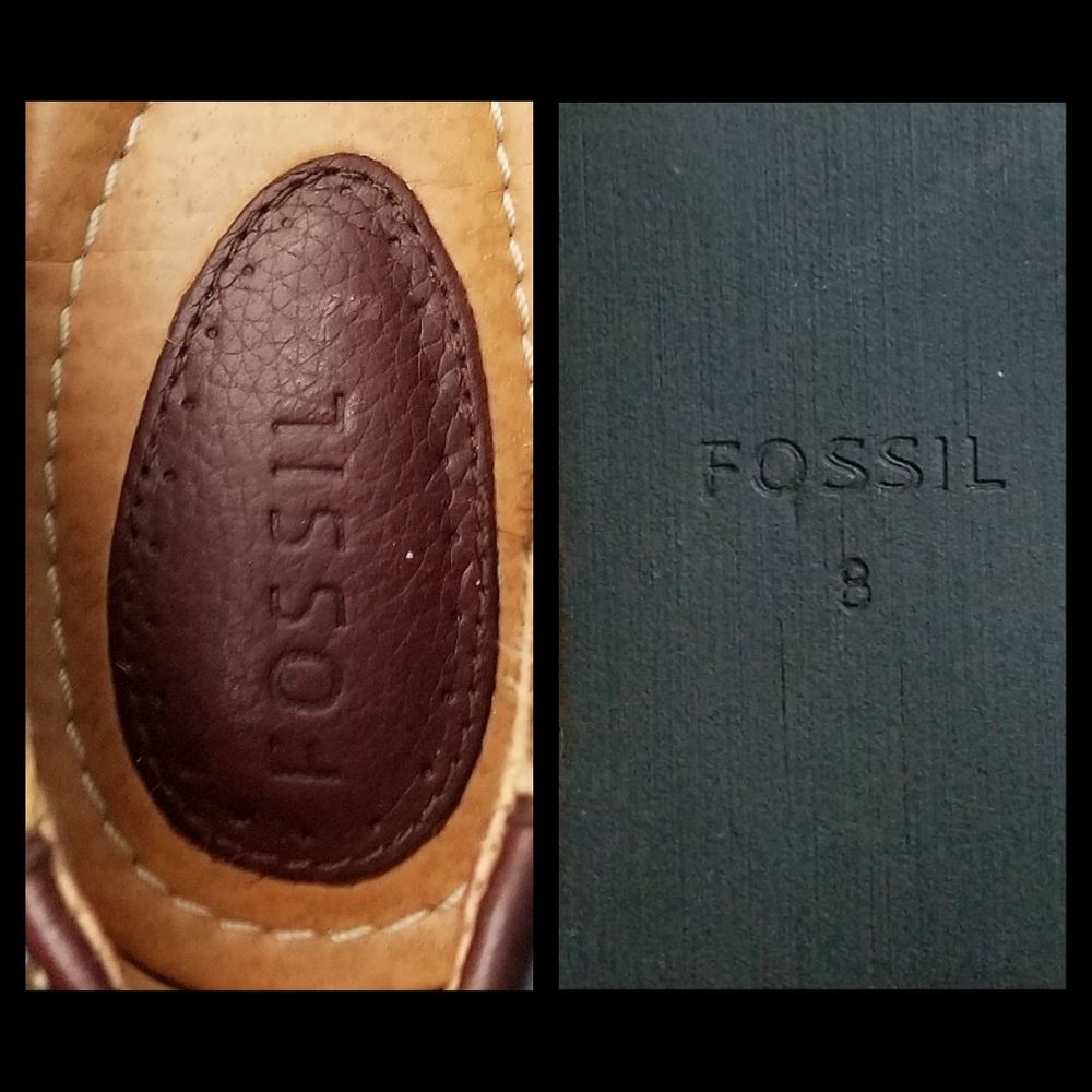 Fossil Animal Print Buckle Flats - Picture 6 of 8